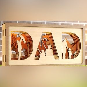 Multi Layer Dad Sign